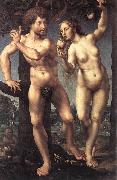 GOSSAERT, Jan (Mabuse) Adam and Eve safg Sweden oil painting reproduction